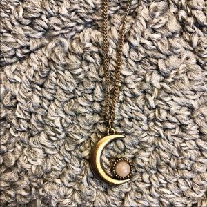 Moon Pendant Necklace